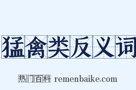 猛禽类反义词是什么意思的图片